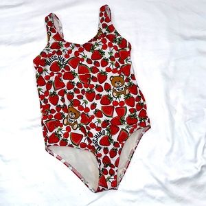 Authentic Moschino little girl swim suite!